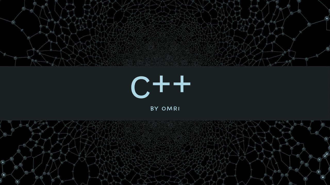 קורס cpp שיעור 1 - YouTube