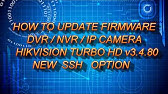 How To Update Dvr To Support Cameras 1080p Hikvision Ds 7104hghi F1 Youtube