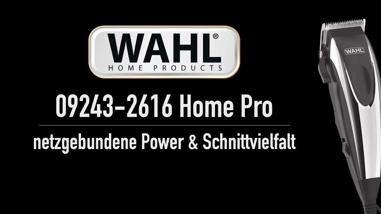 YouTube - Pro 09243-2616 Home Haarschneider WAHL