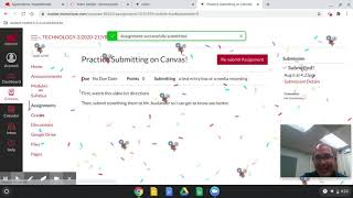 How to Submit on Canvas K 2
