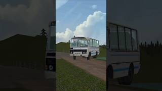 Деревенский автобус взбесился #деревня #симуляторрусскойдеревни #село #симулятор #реки #лето #мем