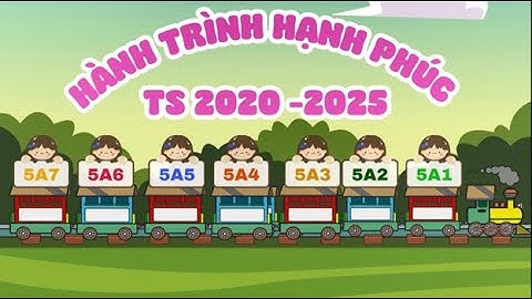 HÀNH TRÌNH CHUYẾN TÀU 2020-2025 TH TÂY SƠN