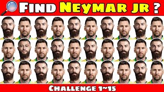 Football Quiz 🔎 Can You Find Neymar Jr ? ⚽ Where is Ronaldo ? Messi ? Mbappe ? | Quiz 2023