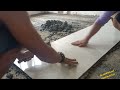 Installation of Tile setting