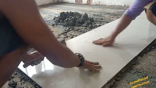 Installation of Tile setting