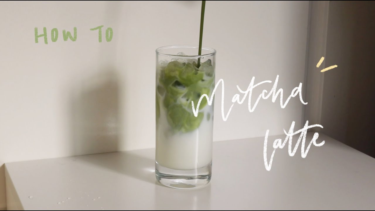 how to make matcha latte iced at home