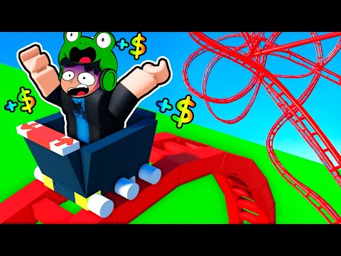 WE BUILT THE MOST EXTREME MILLION-DOLLAR ROLLER COASTER IN ROBLOX 🐸 SIMBA ROBLOX