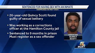 Former corrections officer found guilty of having sex with inmate sentenced