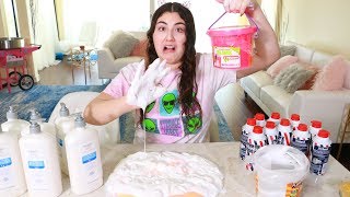 ADDING TOO MUCH INGREDIENTS TO STORE BOUGHT BUCKETS OF SLIME