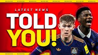 Hall TRANSFER On? Tchouameni, Zirkzee, Balebal LATEST! Man Utd Transfer News