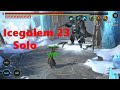 Raid  icegolem 23 solo featuring richtoff