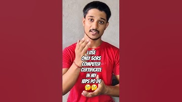 CHECK FULL VIDEO👇ibps computer certificate | computer certificate in 50 Rupees |computer certificate