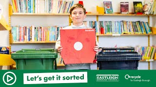 Let's Get It Sorted - Eastleigh Recycling - Takeaway Pizza Box