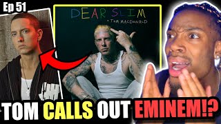 THIS IS GENIUS! ‘Dear Slim’ Tom Macdonald Produced by EMINEM