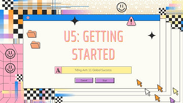 UNIT 5- GETTING STARTED - TIẾNG ANH 11 GLOBAL SUCCESS | STUDY ENGLISH WITH ME