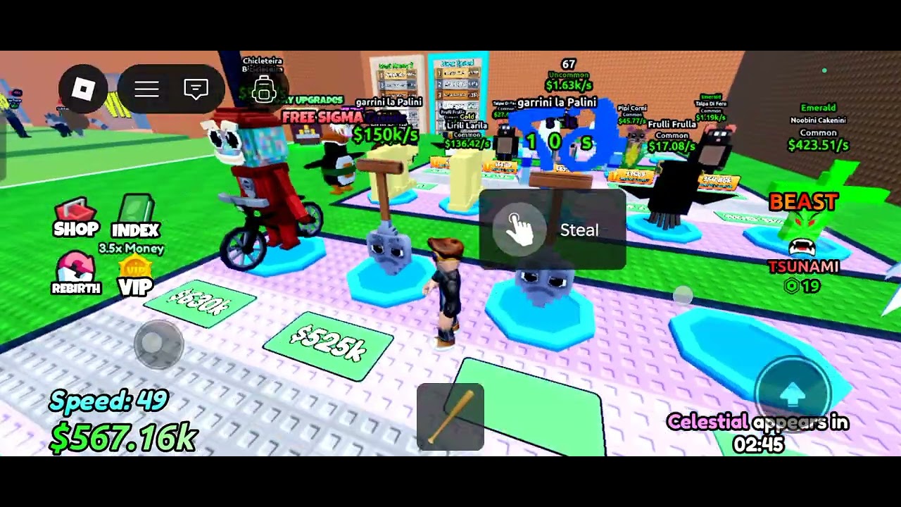 Today I am playing ESCAPE THE TSUNAMI FOR BRAINROT 🎮🎮