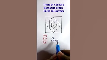 Counting Figures| Triangles Counting| Reasoning on Counting Figure | Reasoning Classes| #shorts
