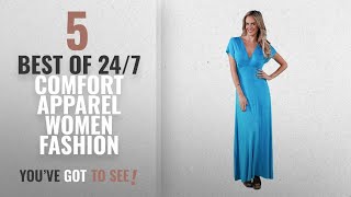 Comfort Apparel Women Fashion 2018 Best Sellers Comfort Apparel Women s Faux Wrap Maxi
