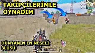 TAKİPÇİLERİMLE OYNADIM ! DÜNYANIN EN NEŞELİ  SQUAD VS SQUAD PUBG MOBİLE