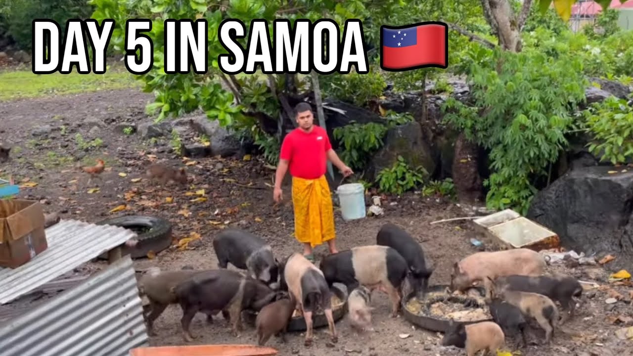 Бассейны Мата О Ле Алело | Самоа Игра Лафо | Влог Эпизод 40