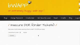 Price manipulation using IDOR