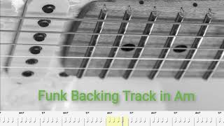 Funk Backing Track in Am 100bpm