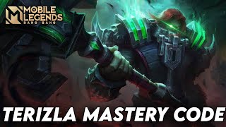 Cara menyelesaikan Mastery Code TERIZLA! Mobile Legends: Bang Bang