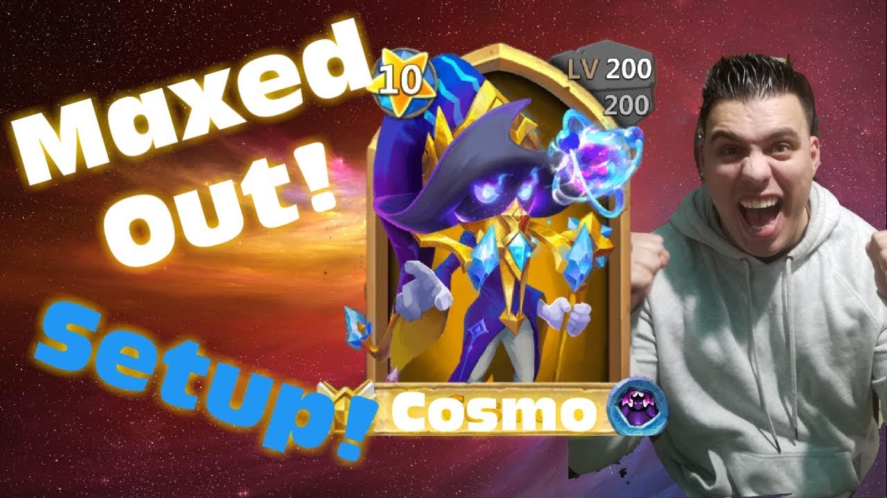 Cosmo | Double Evolved | Castle Clash | Maxing out | Setting Up | 9 Sacred Light | Gameplay