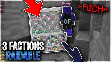 MAKING 3 RICH FACTIONS RAIDABLE BACK TO BACK | Minecraft HCF