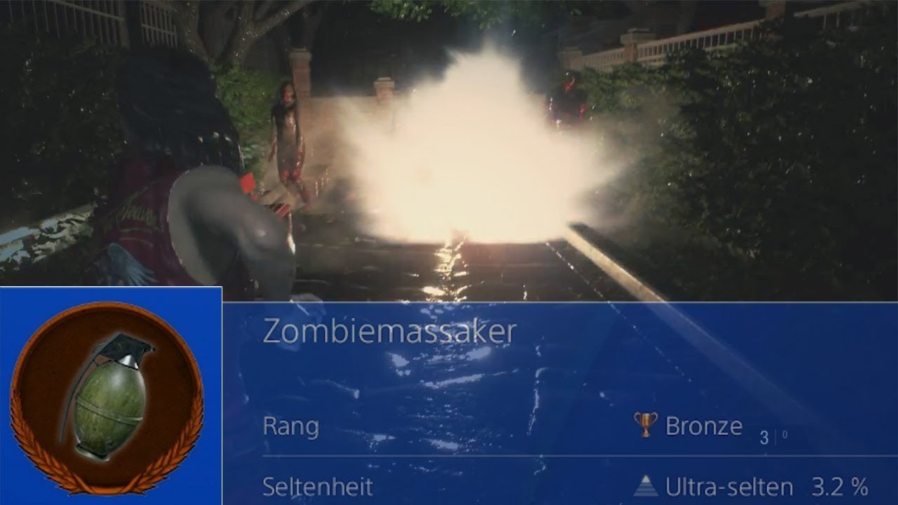 Zombiemassaker Erfolg - Trophäe | Resident Evil 2 Remake Erfolge