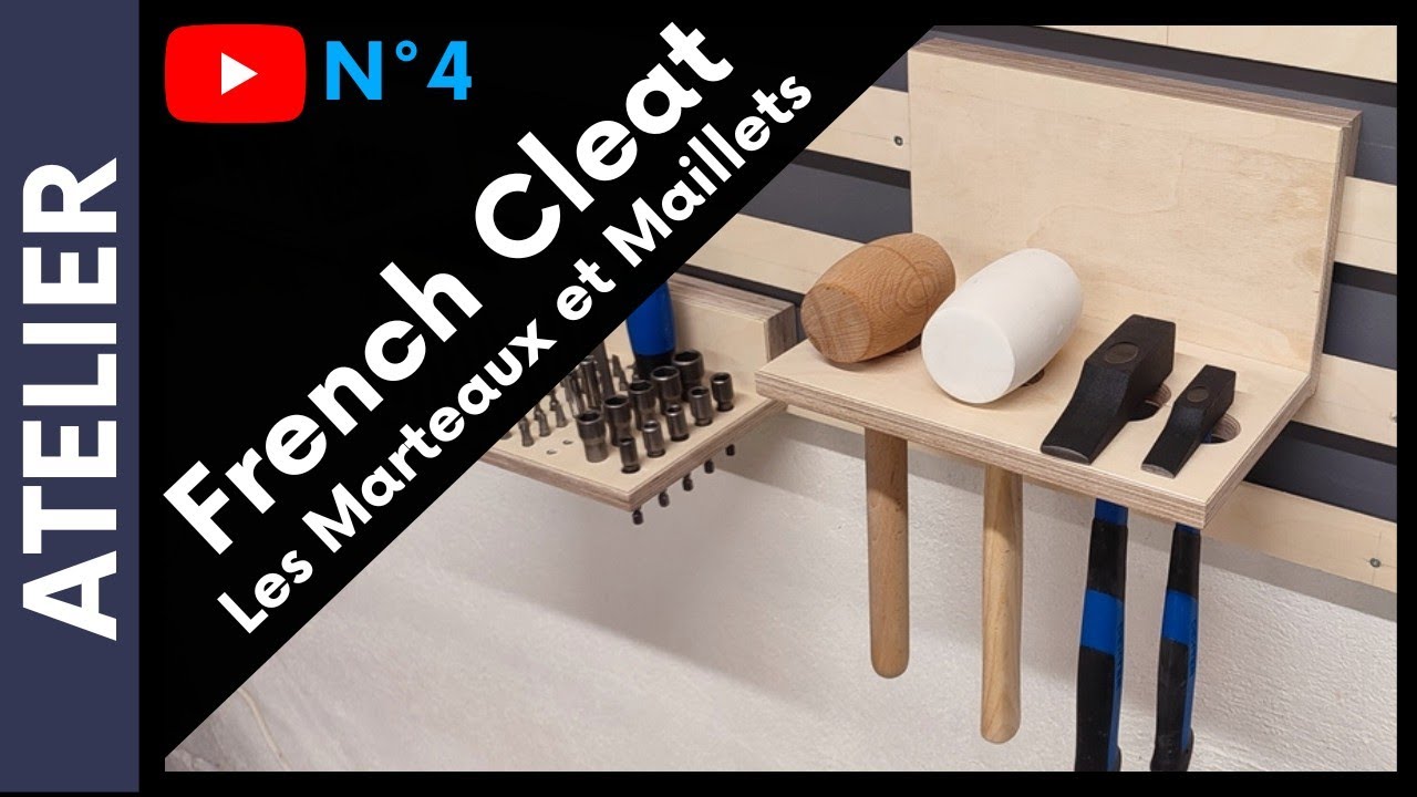 Réalisation French Cleat / Support pour les marteaux et maillets N°4 #