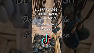 LIVE PAPOTAGE, PROPRIÉTÉS DE L'OPALE ROSE #tiktoklive #tiktok #gemmesetzen #lithotherapie