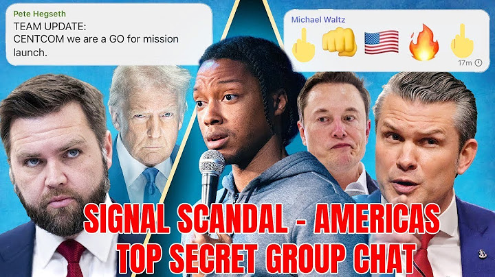 Signal Scandal - Americas Top Secret Group Chat  -  𝐉𝐨𝐬𝐡 𝐉𝐨𝐡𝐧𝐬𝐨𝐧 𝑷𝒐𝒅𝒄𝒂𝒔𝒕