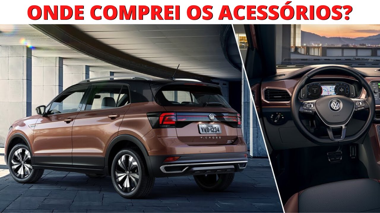ONDE COMPREI ACESSÓRIOS T-CROSS? - YouTube