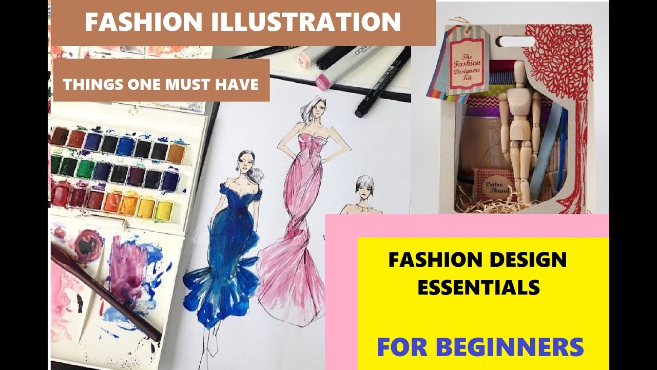 Fashion Designing for Beginners. Essentials of Fashion Illustration Kit ...