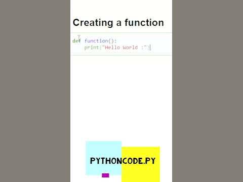 making function in python |python soo easy | python easy function # ...