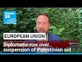 EU plunges into diplomatic row over suspension of Palestinian aid announcement • FRANCE 24 English