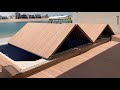 Pool cover with a movable floor deck for home decoration// for more details, watch till the end