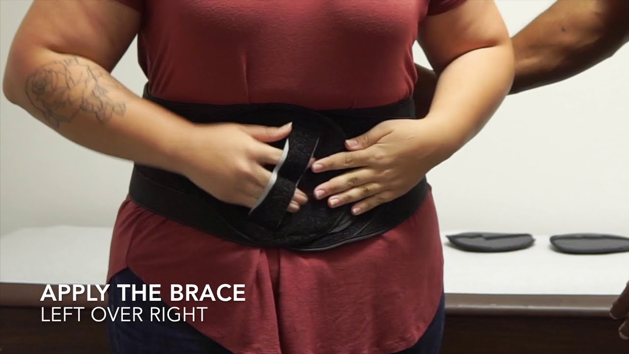 How to apply a LSO back brace 