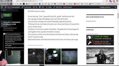 story time VR dev. #Rest House #229 #gamedev #ue4 #vr