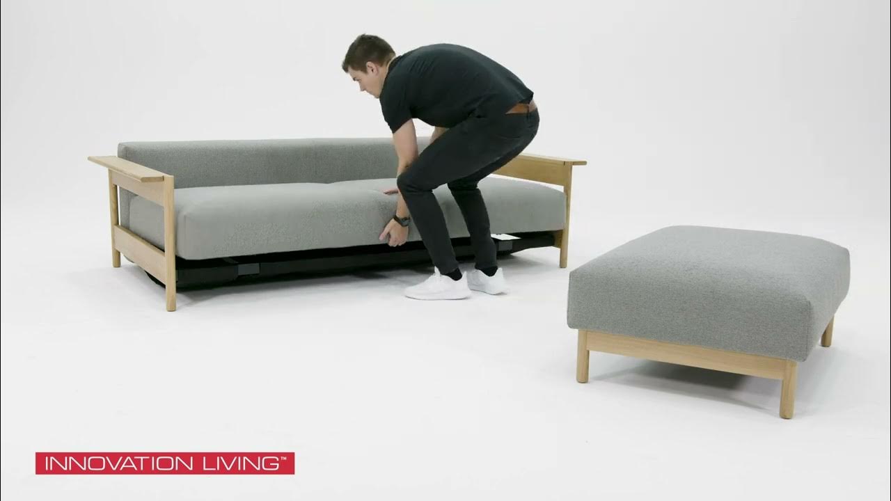 Malloy Wood Sofa Bed + Ottoman How To Operate YouTube