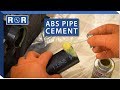 How to Glue ABS Pipe Together | Repair and Replace