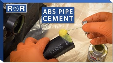How to Glue ABS Pipe Together | Repair and Replace