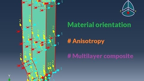Material Orientation Assign (Anisotropy/ Multilayer composite)