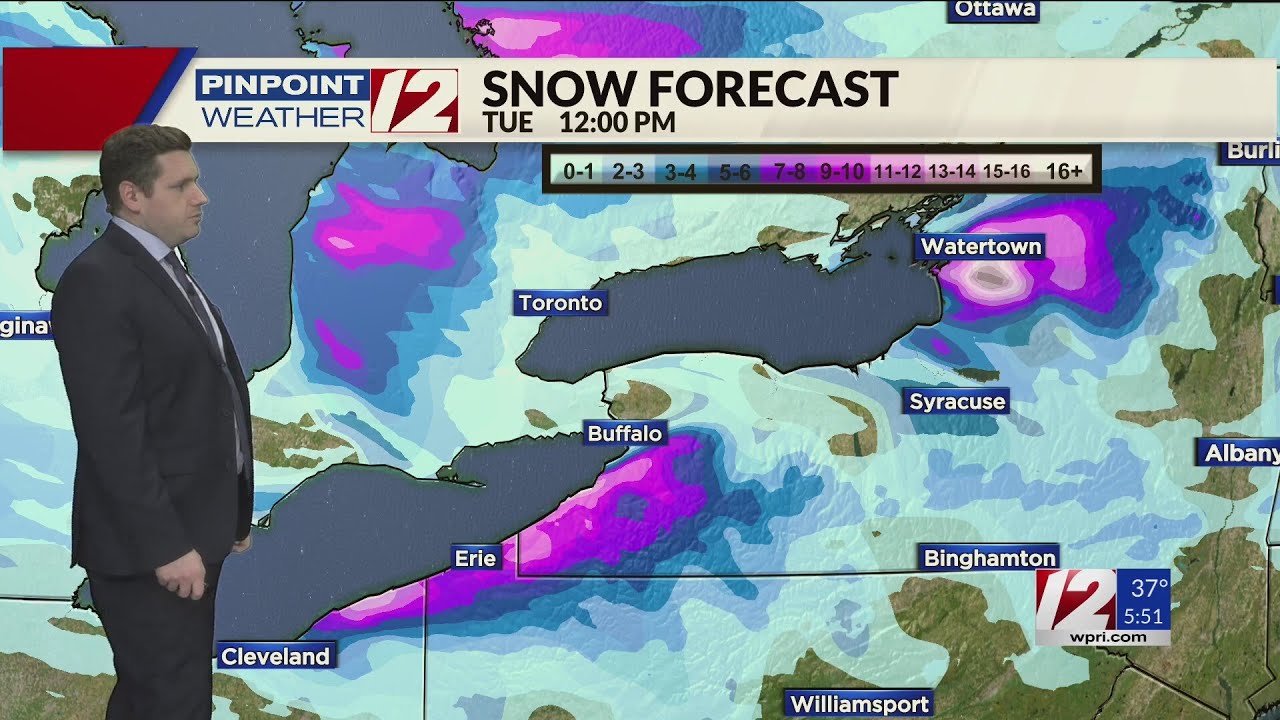 WPRI 12 Weather Forecast 11/29/24: Drier, Colder Air on the Way - YouTube
