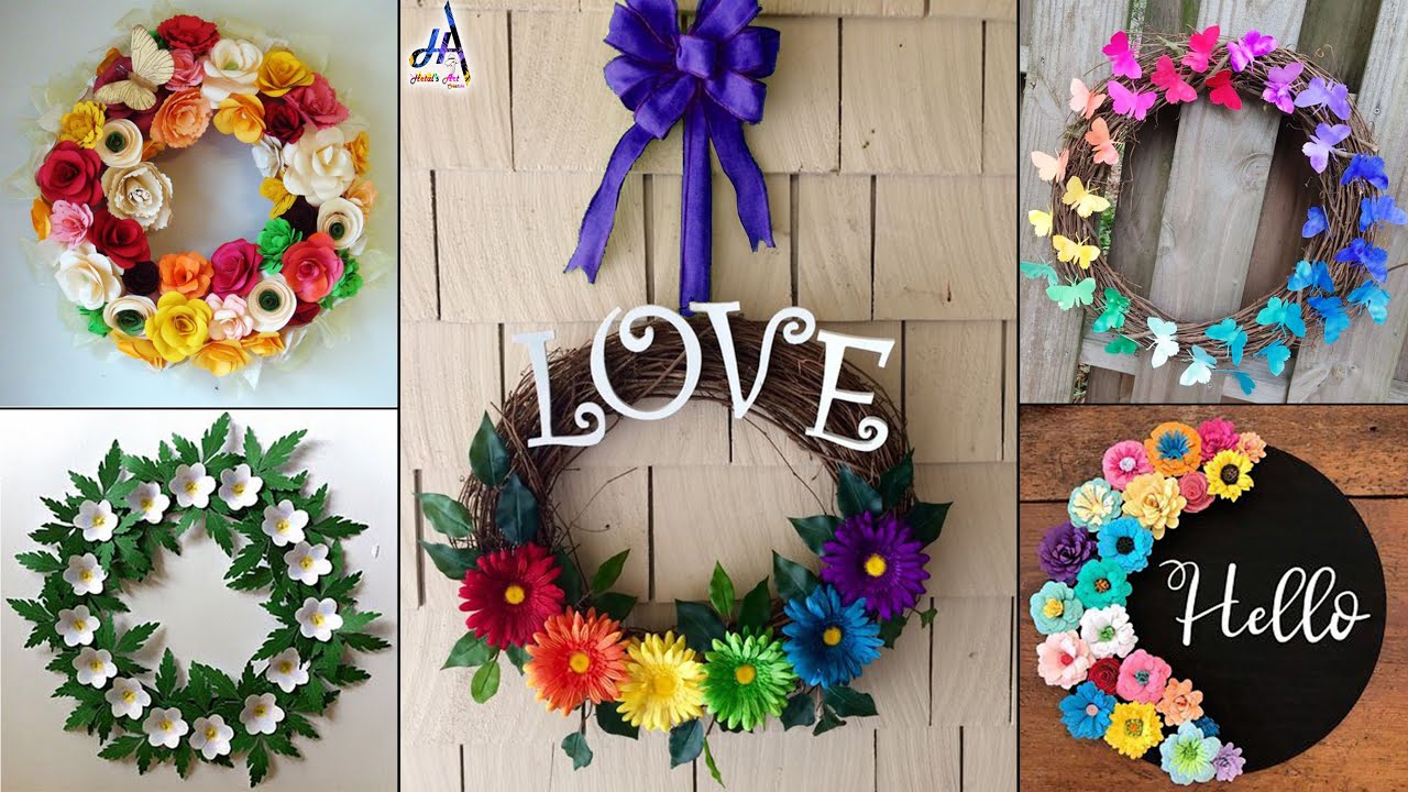 Creative!!! DIY Paper Wall Decor For Your Beautiful Room - YouTube