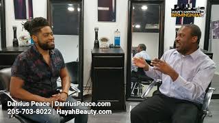 Darrius Peace of Hayah Beauty on his 20th Anniversary in business #naturalhair
