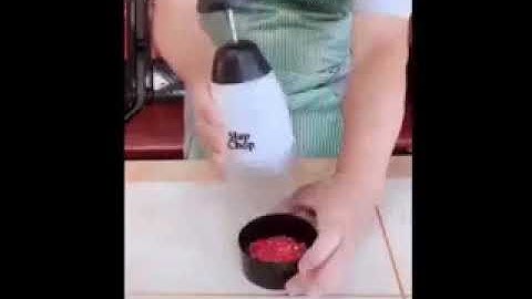 Dụng cụ băm thái tay hành tỏi rau củ quả SLAPCHOP đa năng(Trắng)