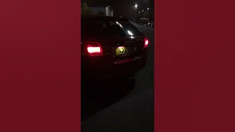 Audi huge flames 3.2