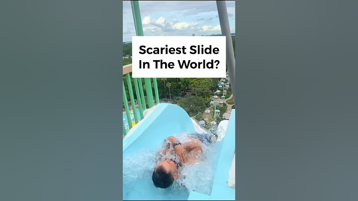 Scariest Slide In The World At Disney’s Blizzard Beach Water Park!